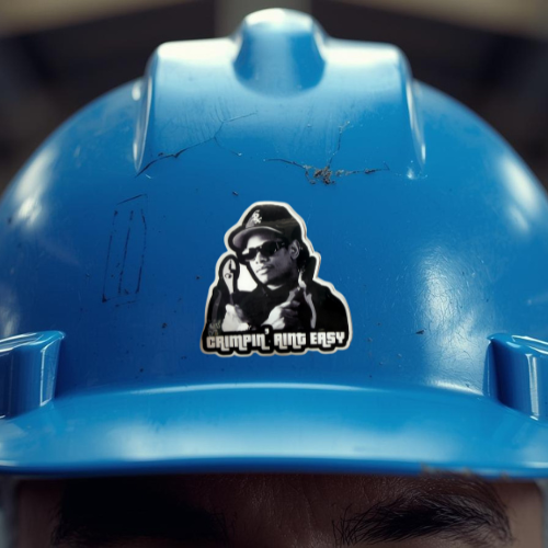 crimpin aint easy sticker