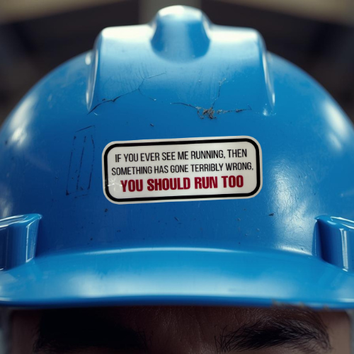 I run you run sticker