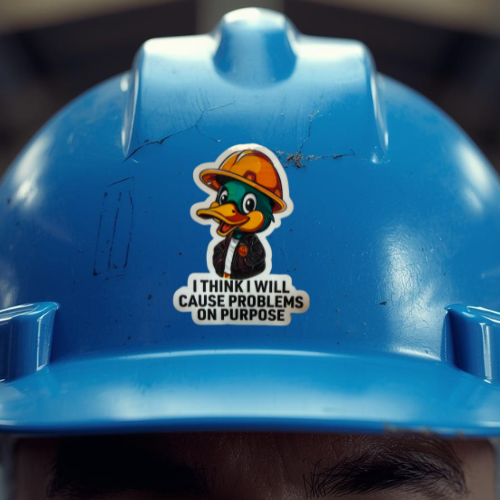 Problems on purpose sticker