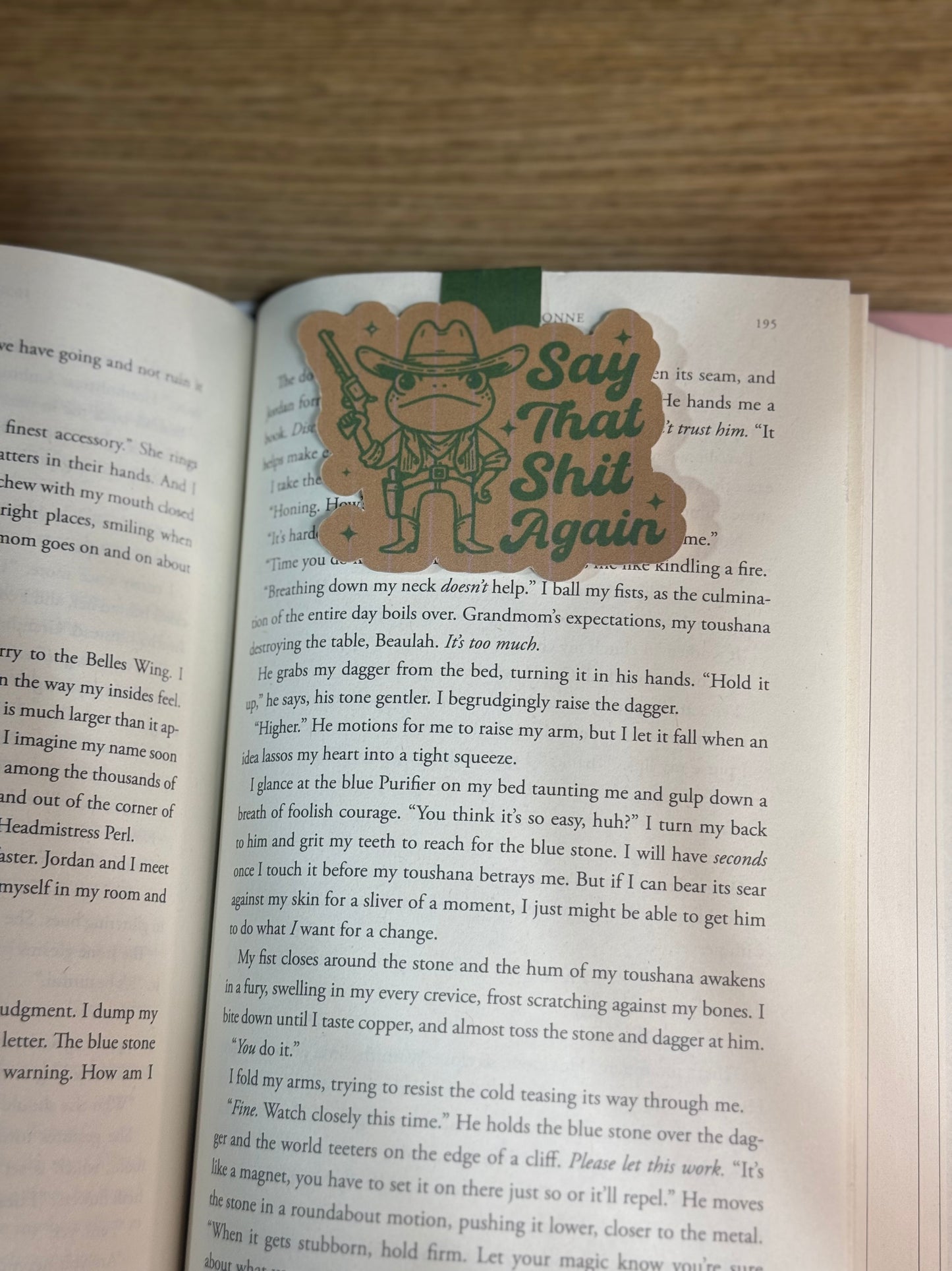 Say that shit again magnetic bookmark