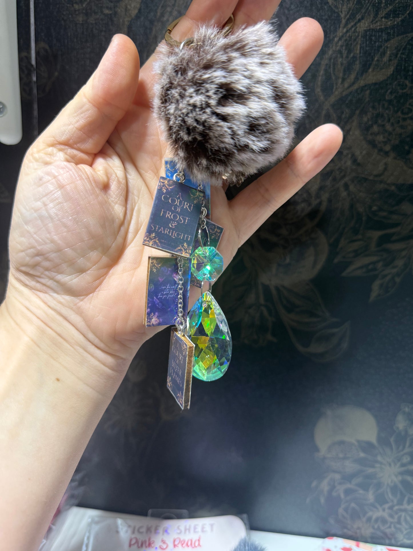 Custom book keychain
