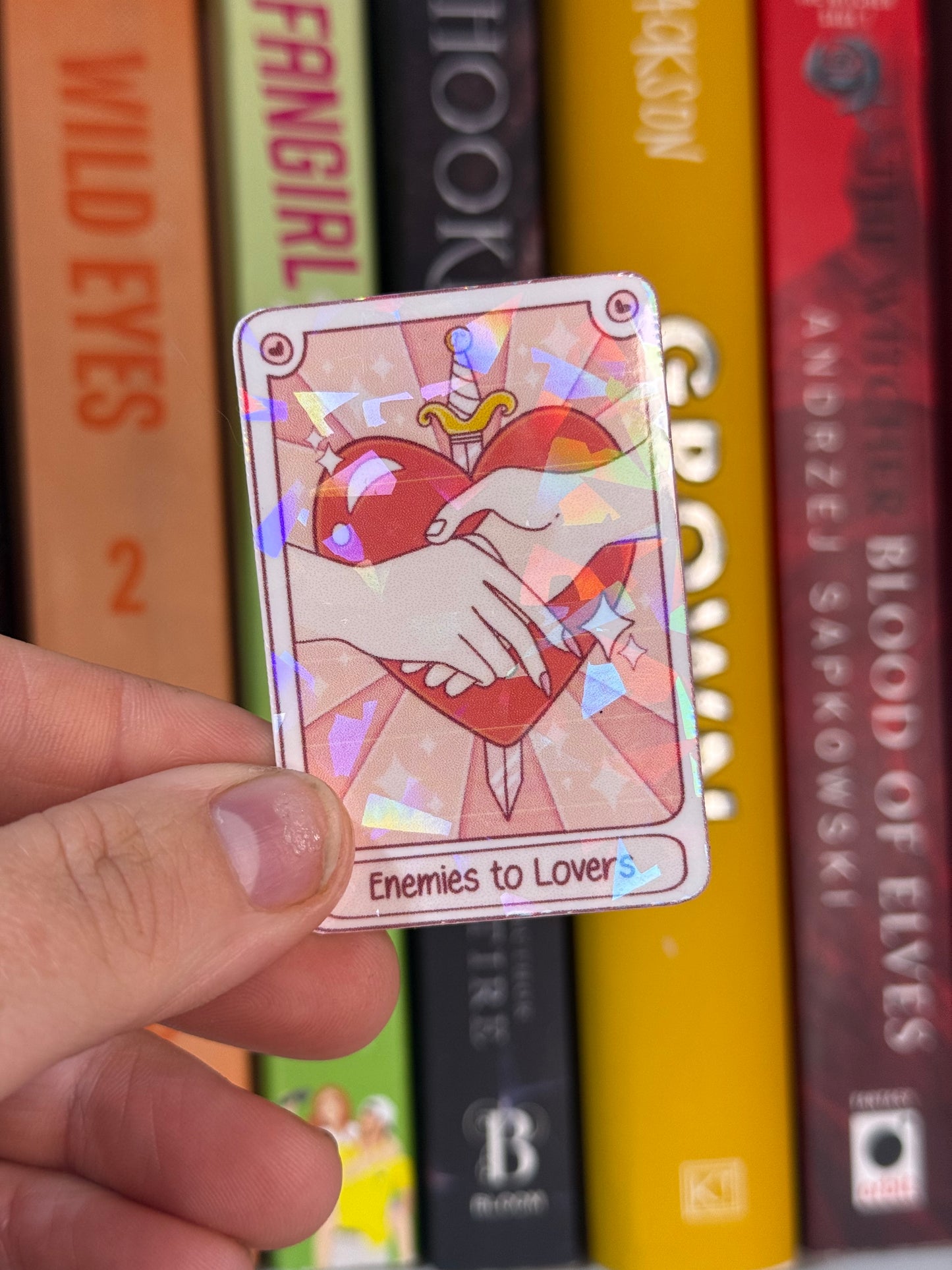 Enemies to lovers sticker