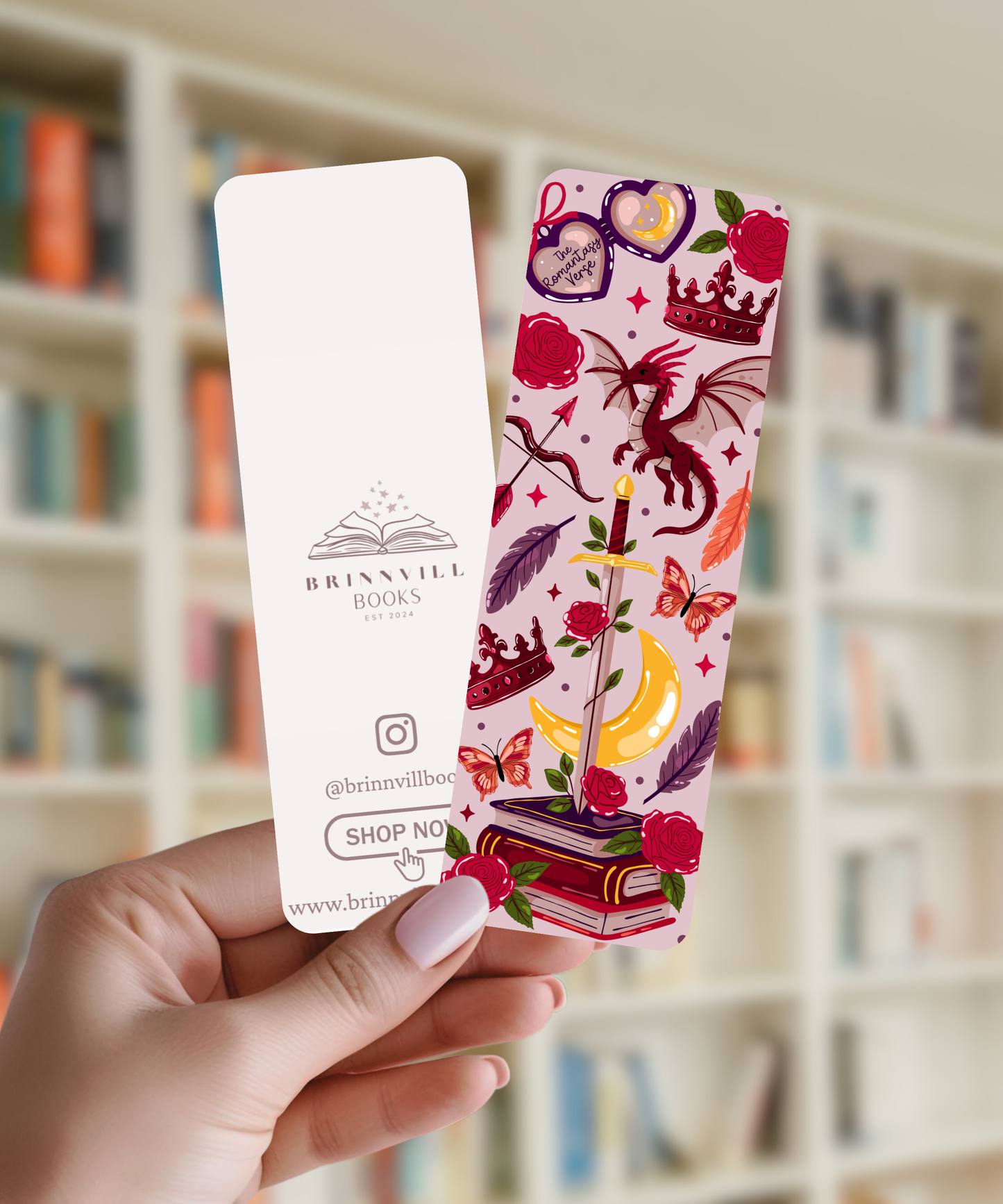 Dark fantasy bookmark