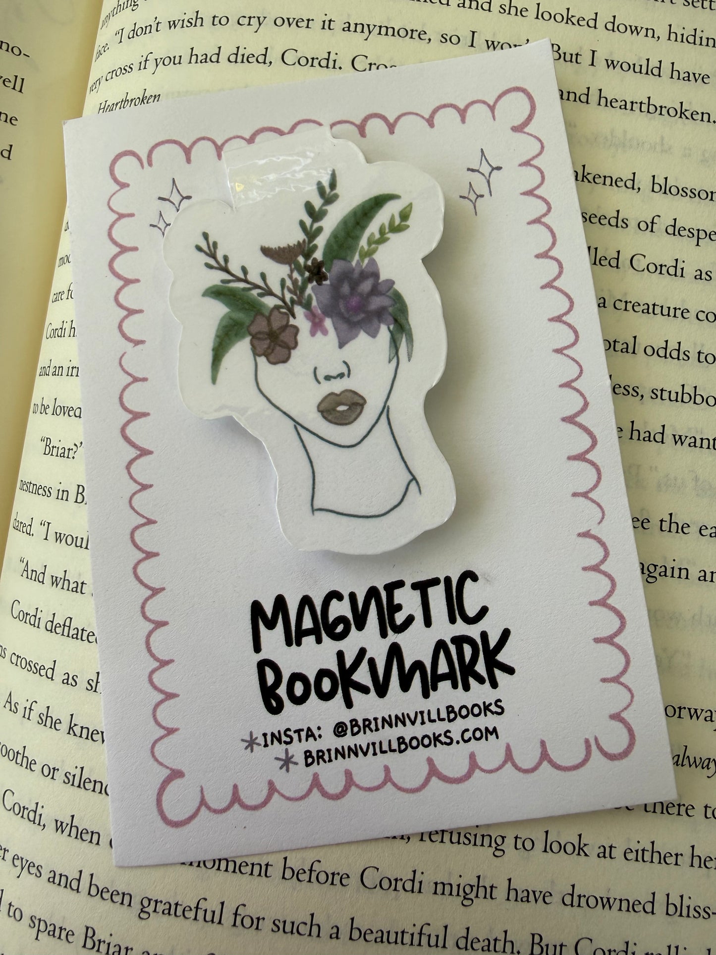 Plants on the mind magnetic bookmark