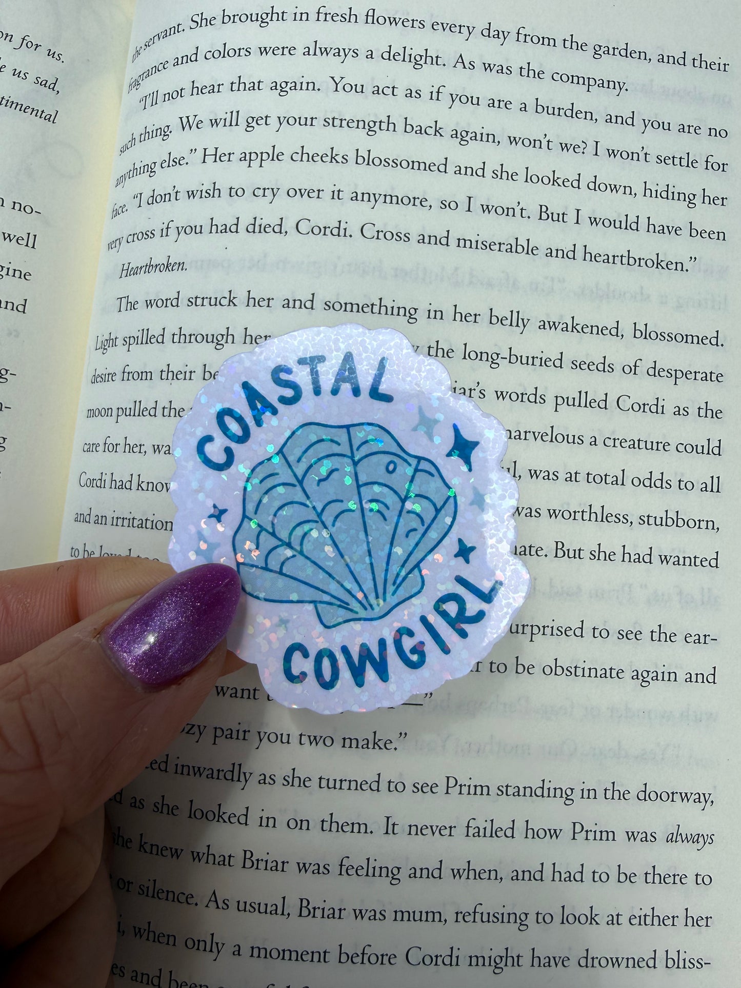 Coastal Cowgirl Sticker