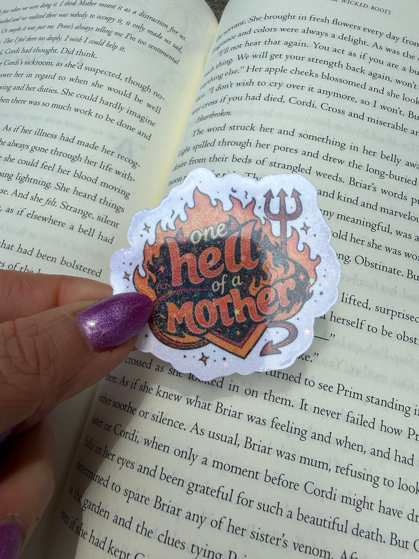 Hell of a mother sticker