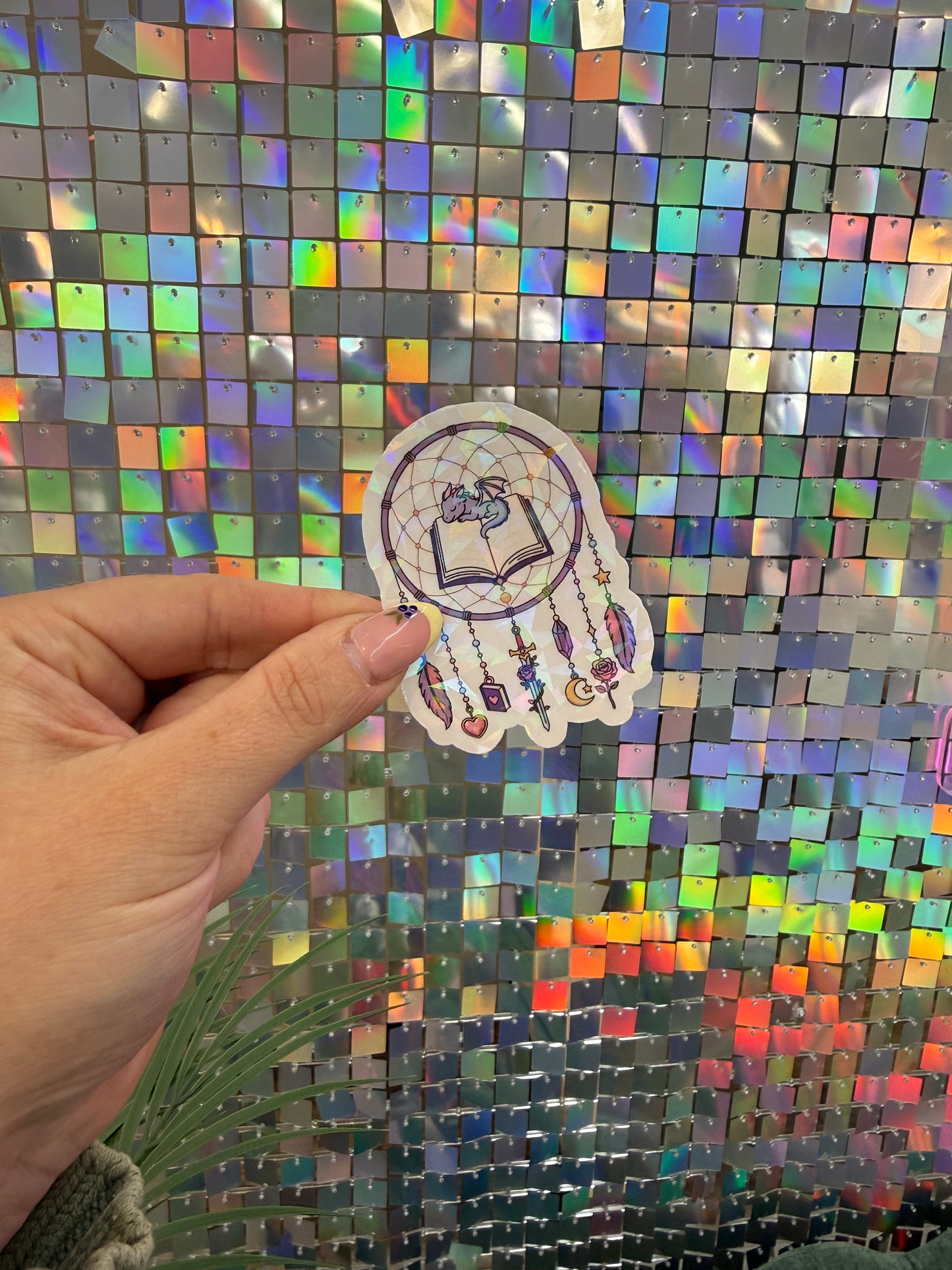 Fantasy dream catcher sticker