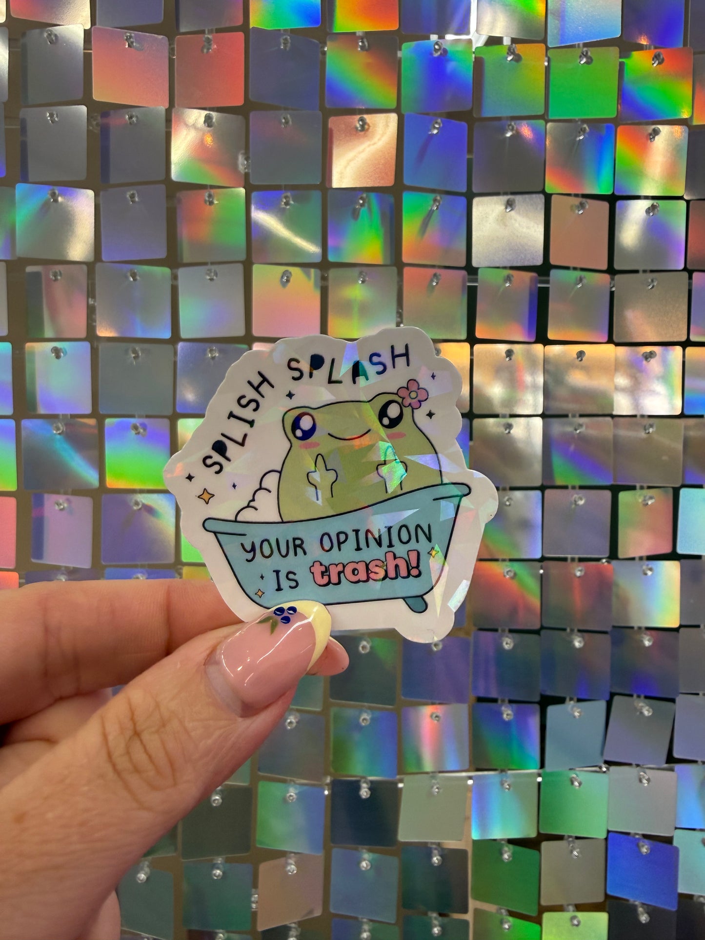Splish Splash Sticker
