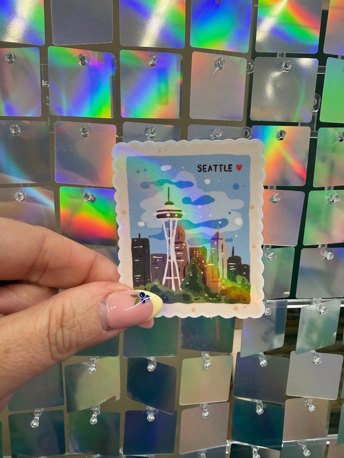 Seattle Post Sticker