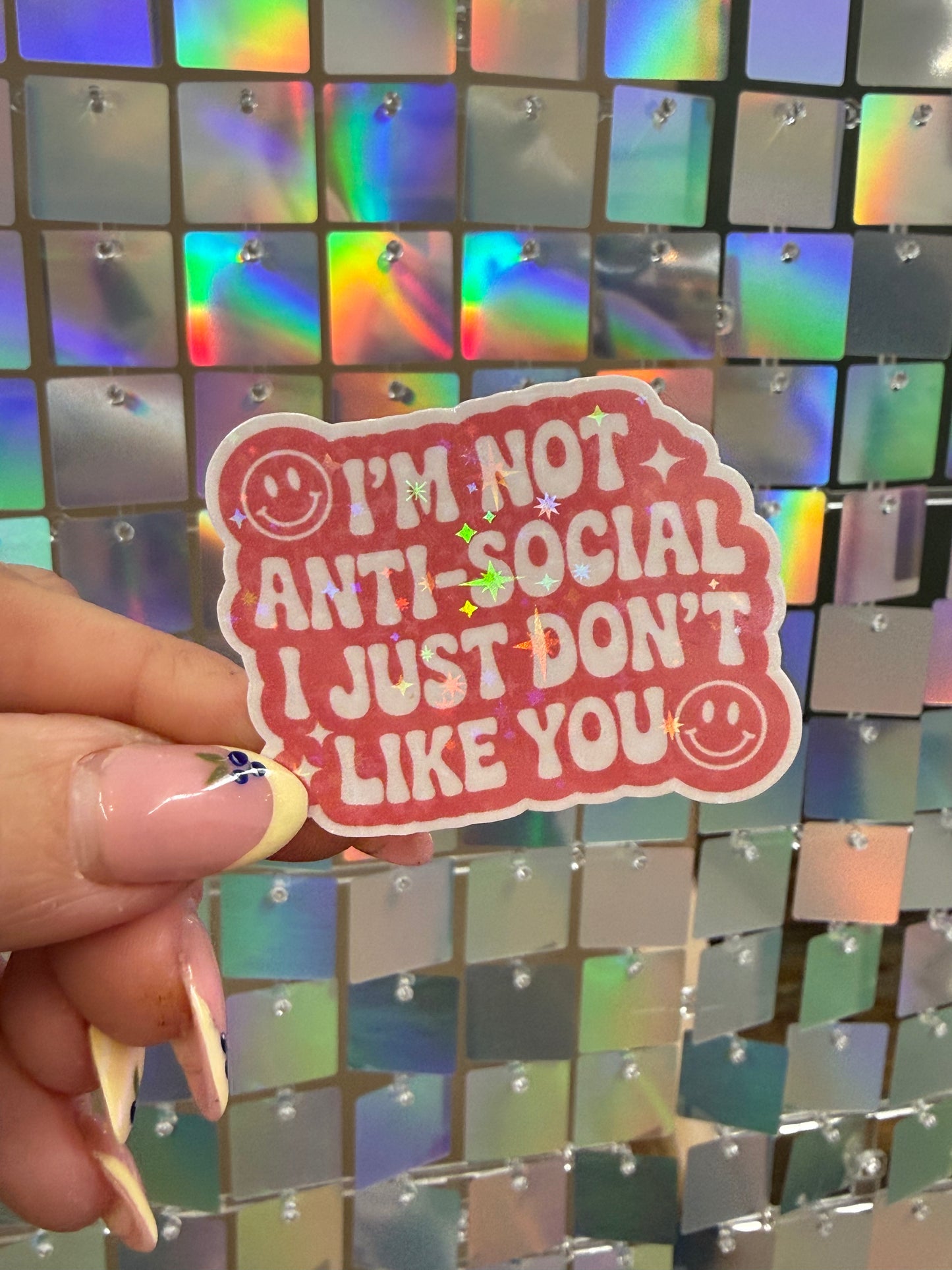 Don't like you sticker