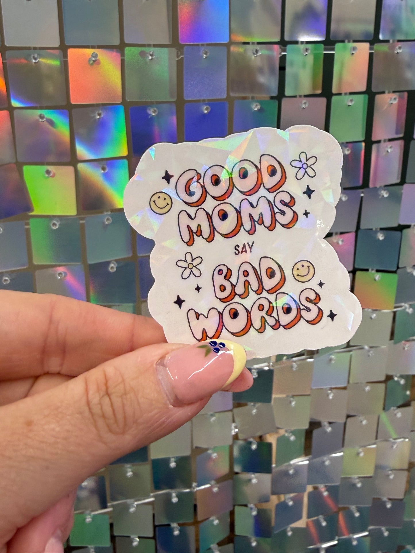 Mama bad words sticker