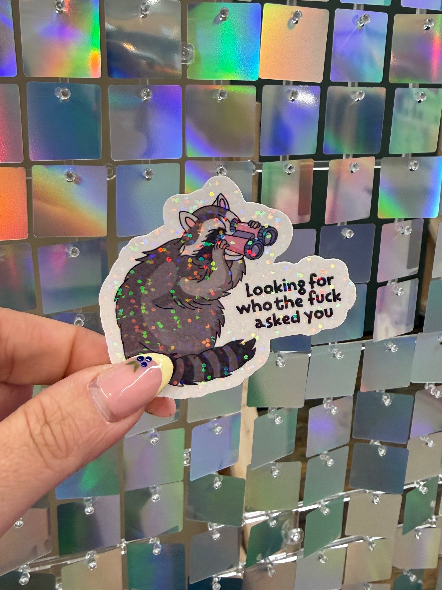 Who asked you sticker