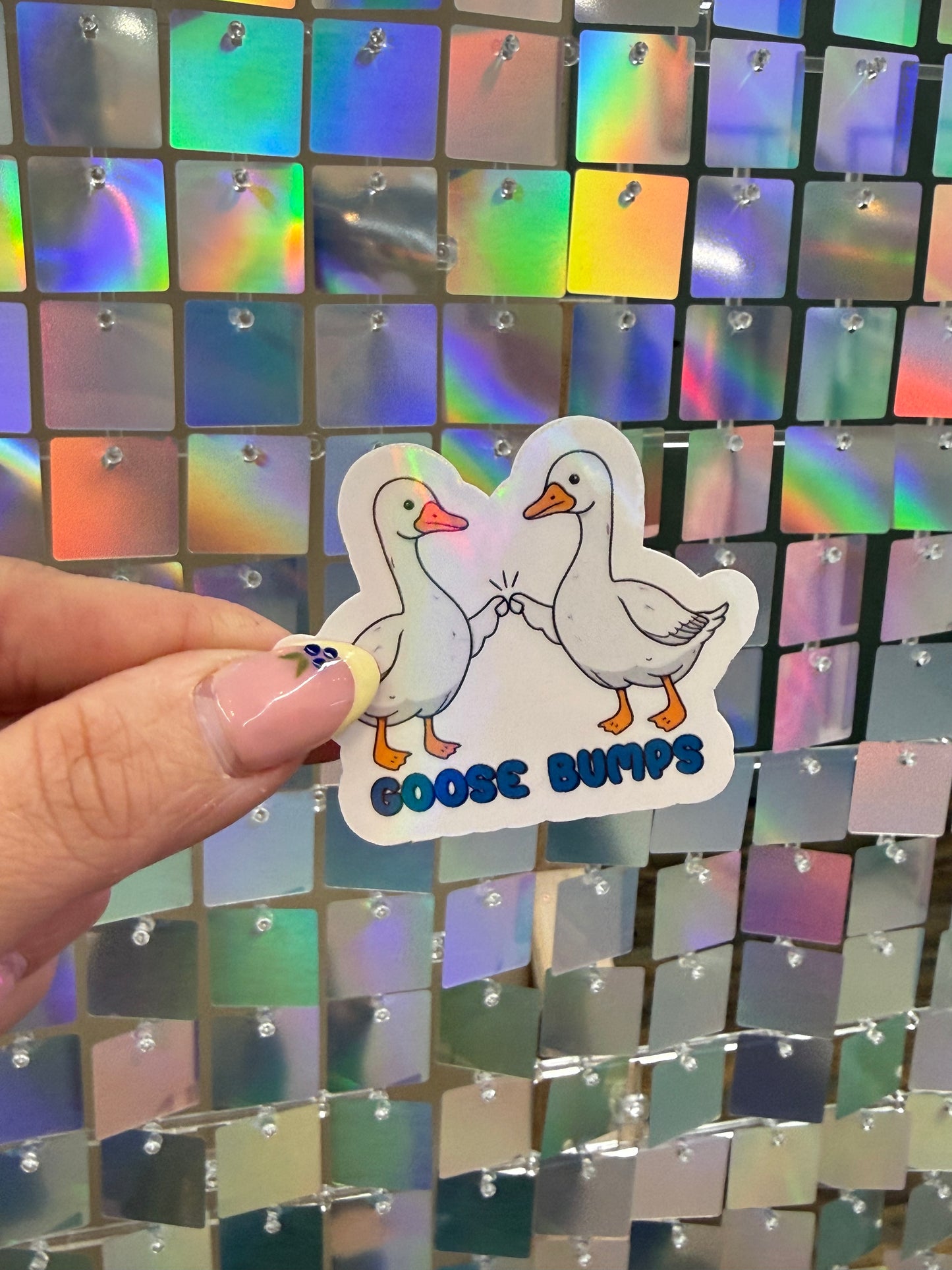 Goose Bumps Sticker