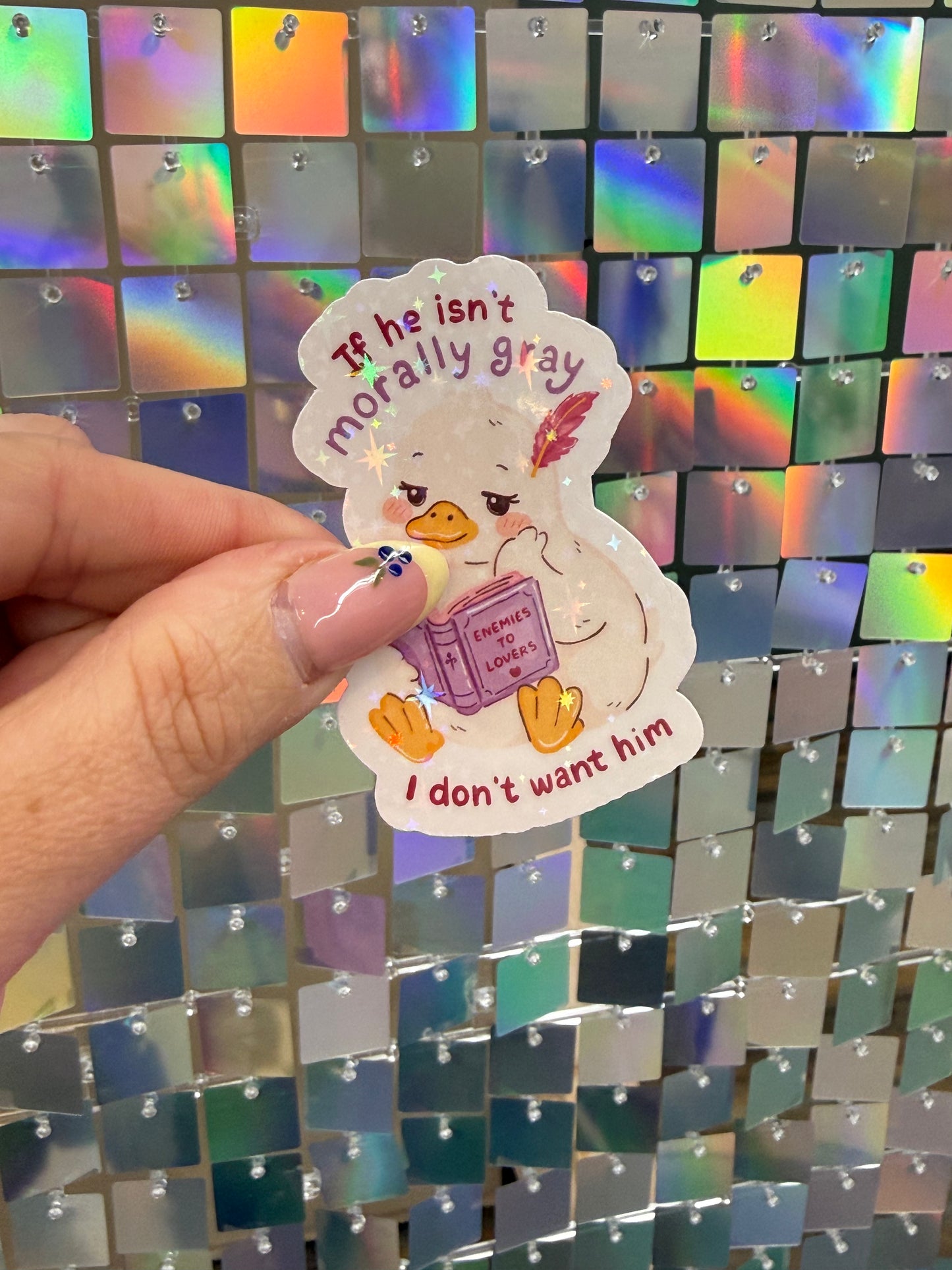 I don't want him sticker