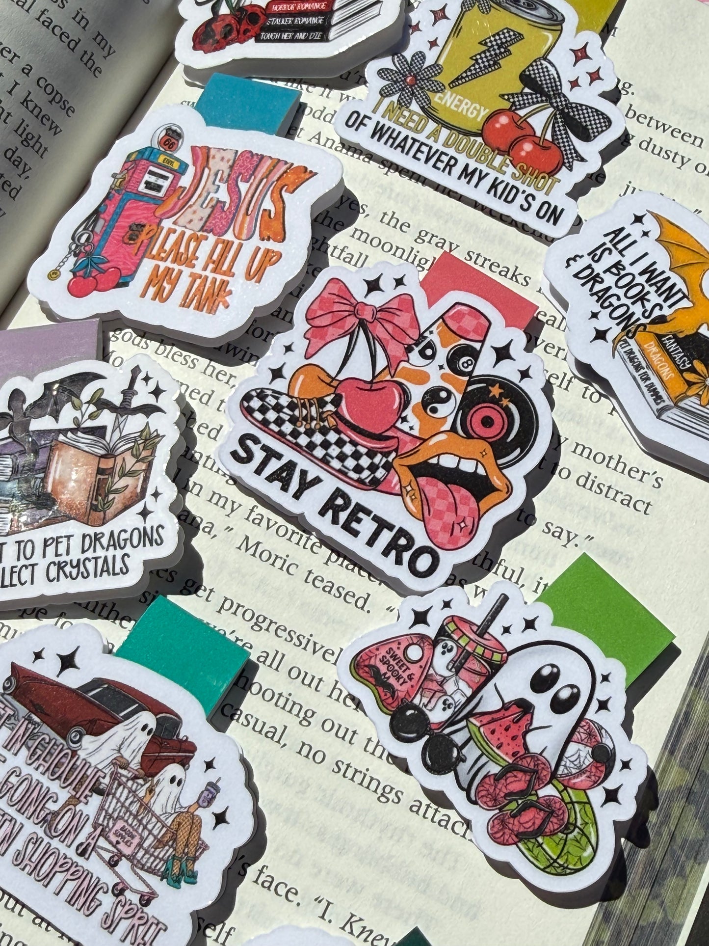 Spooky Shopping Magnetic Bookmark