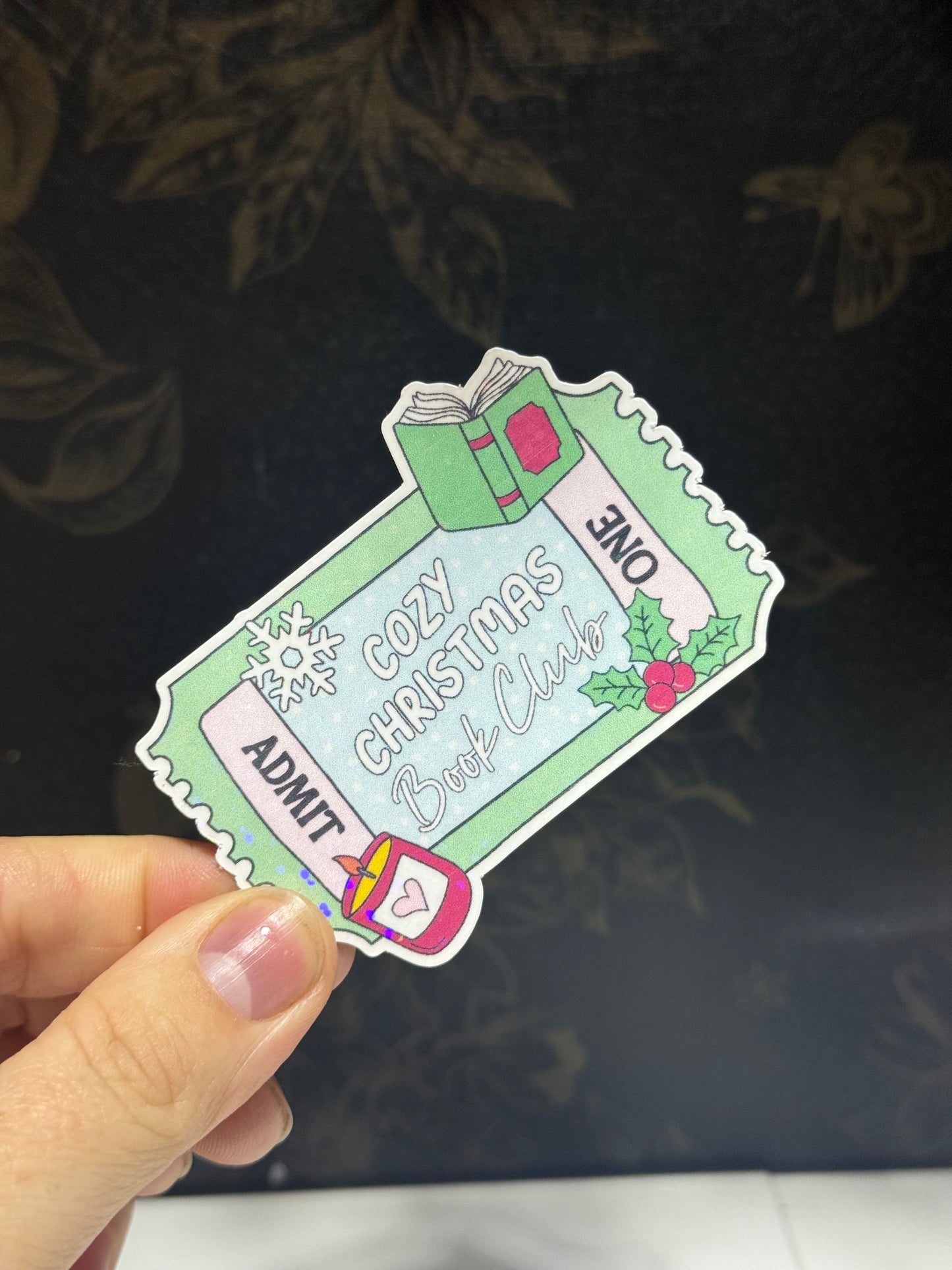 Cozy Christmas sticker