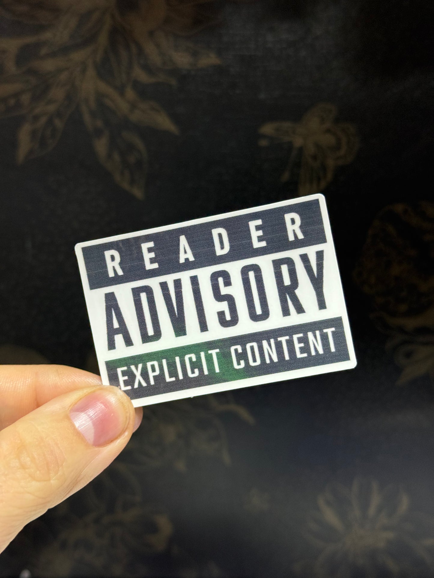 Explicit sticker