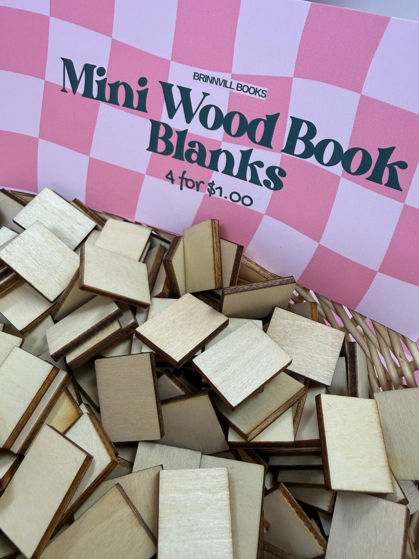 Mini Wood Blanks 4 for $1
