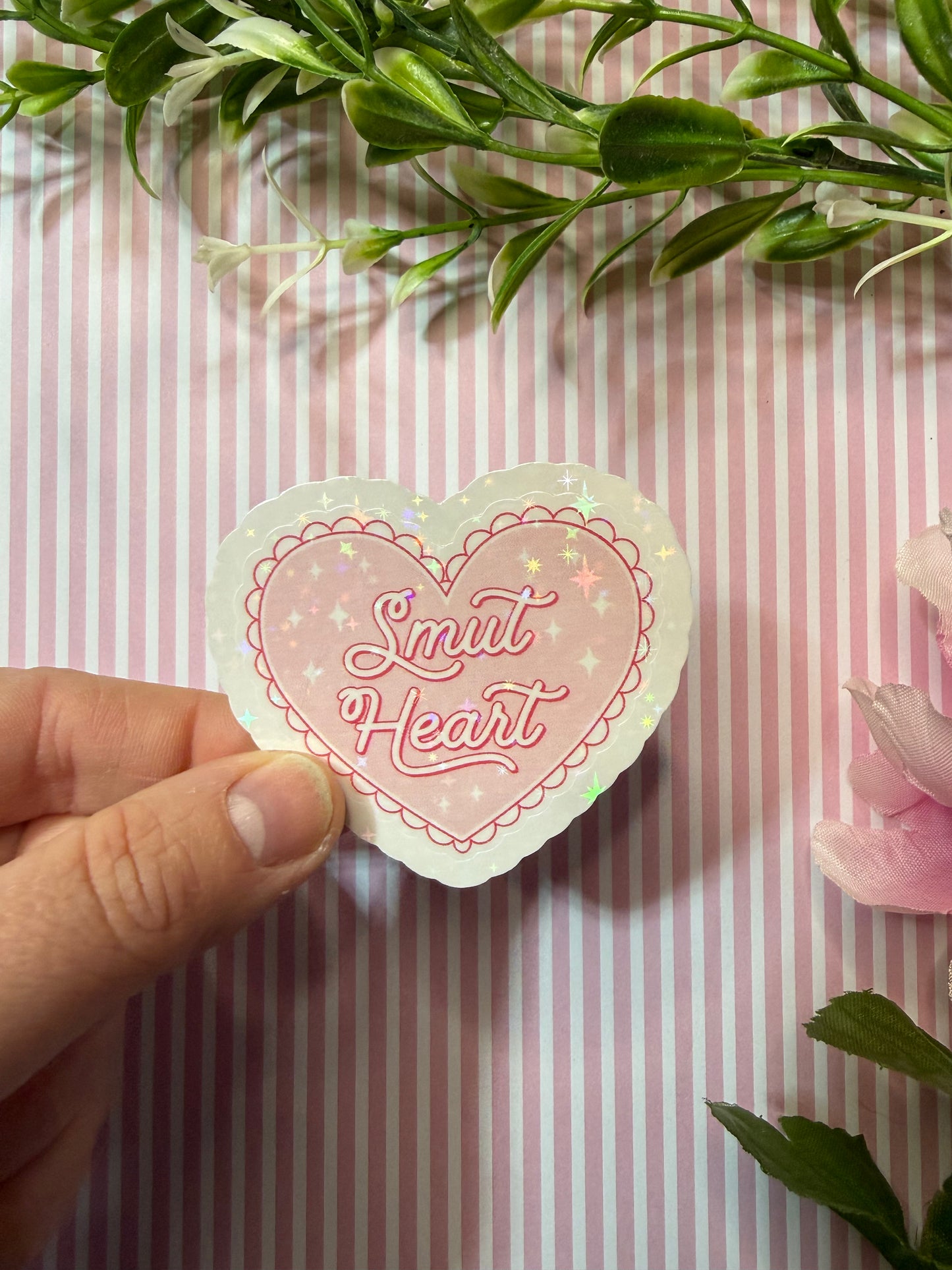 Smut heart sticker