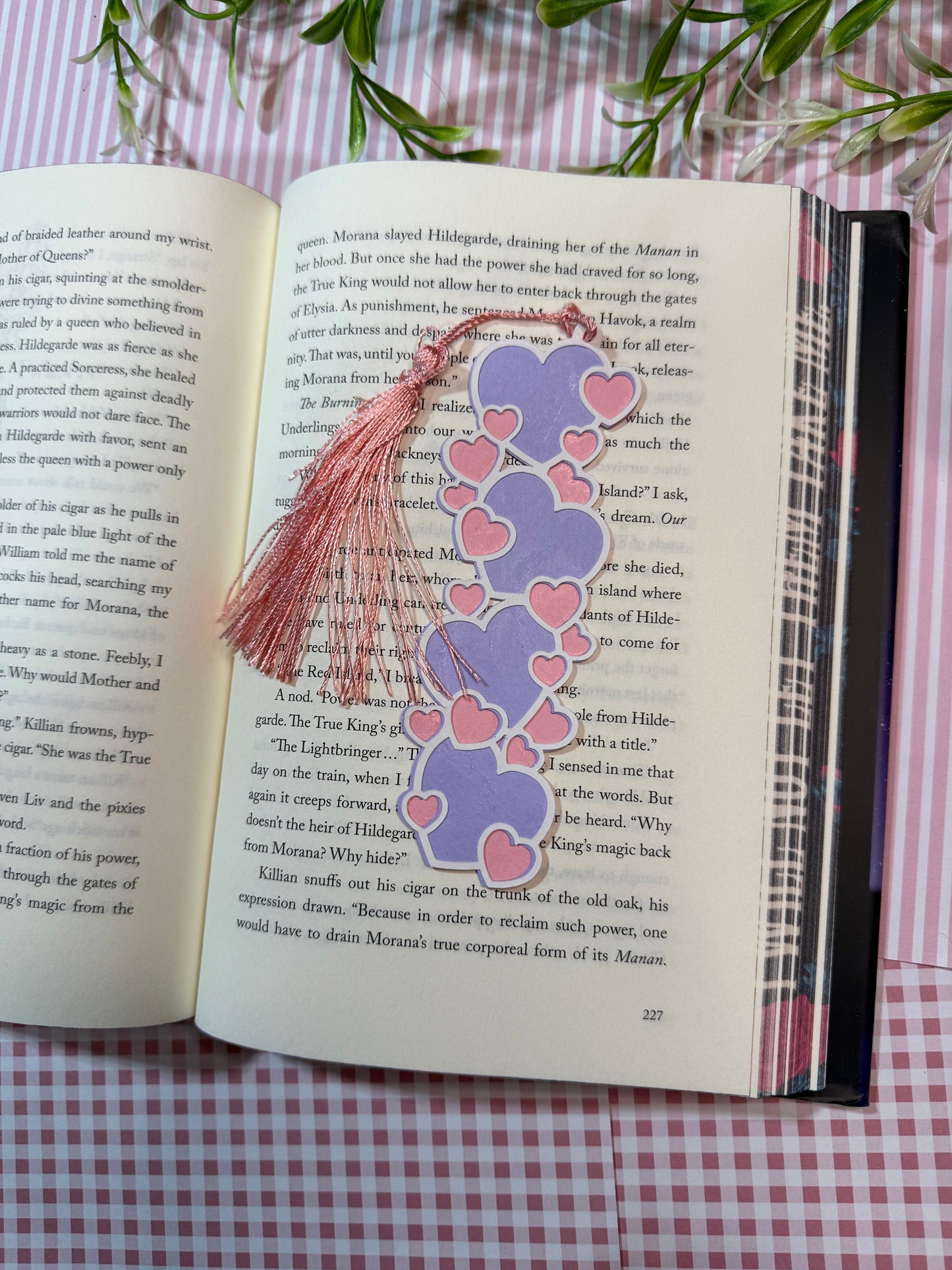 Hearts bookmark