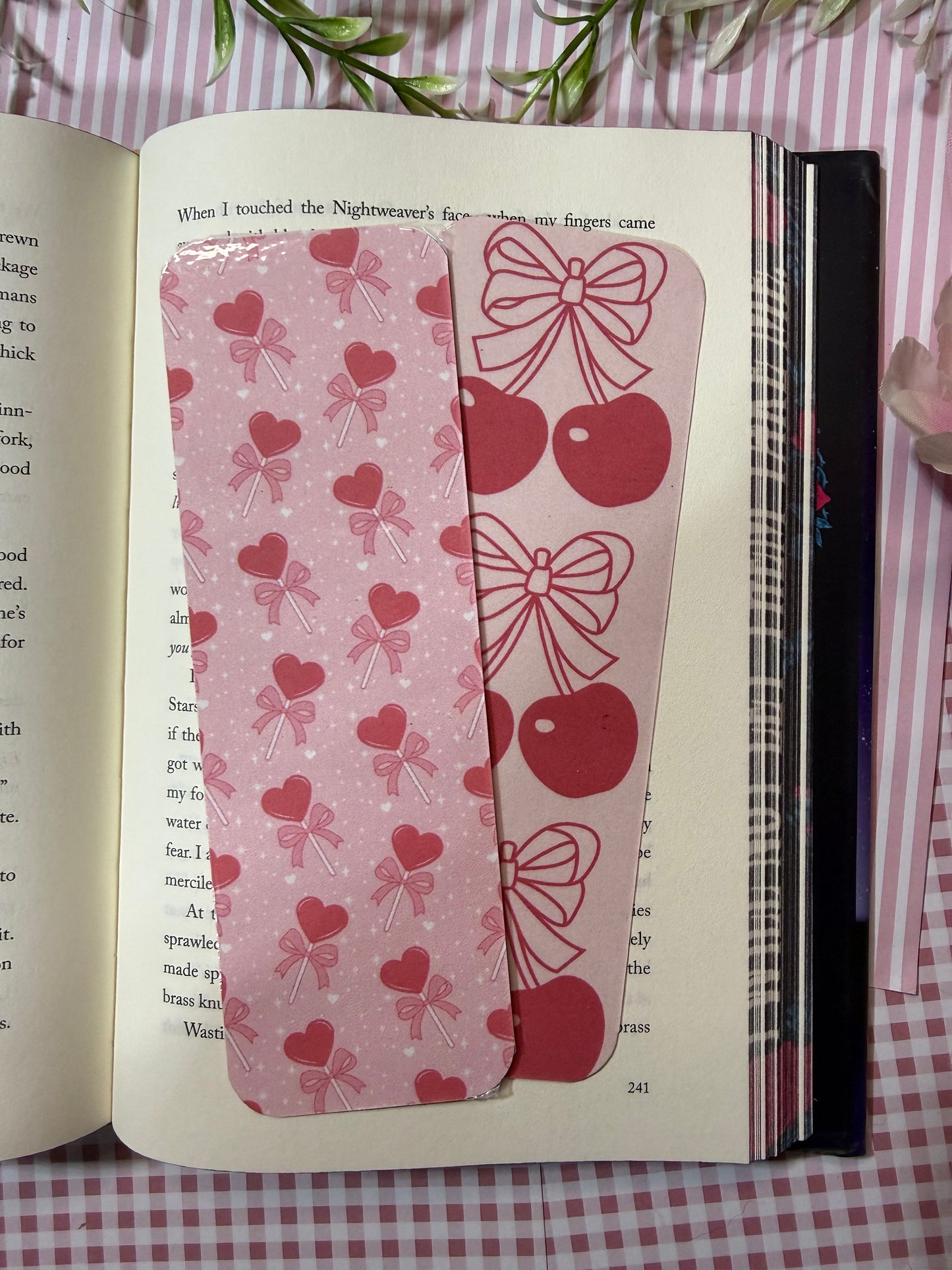 Cherry sucker bookmark