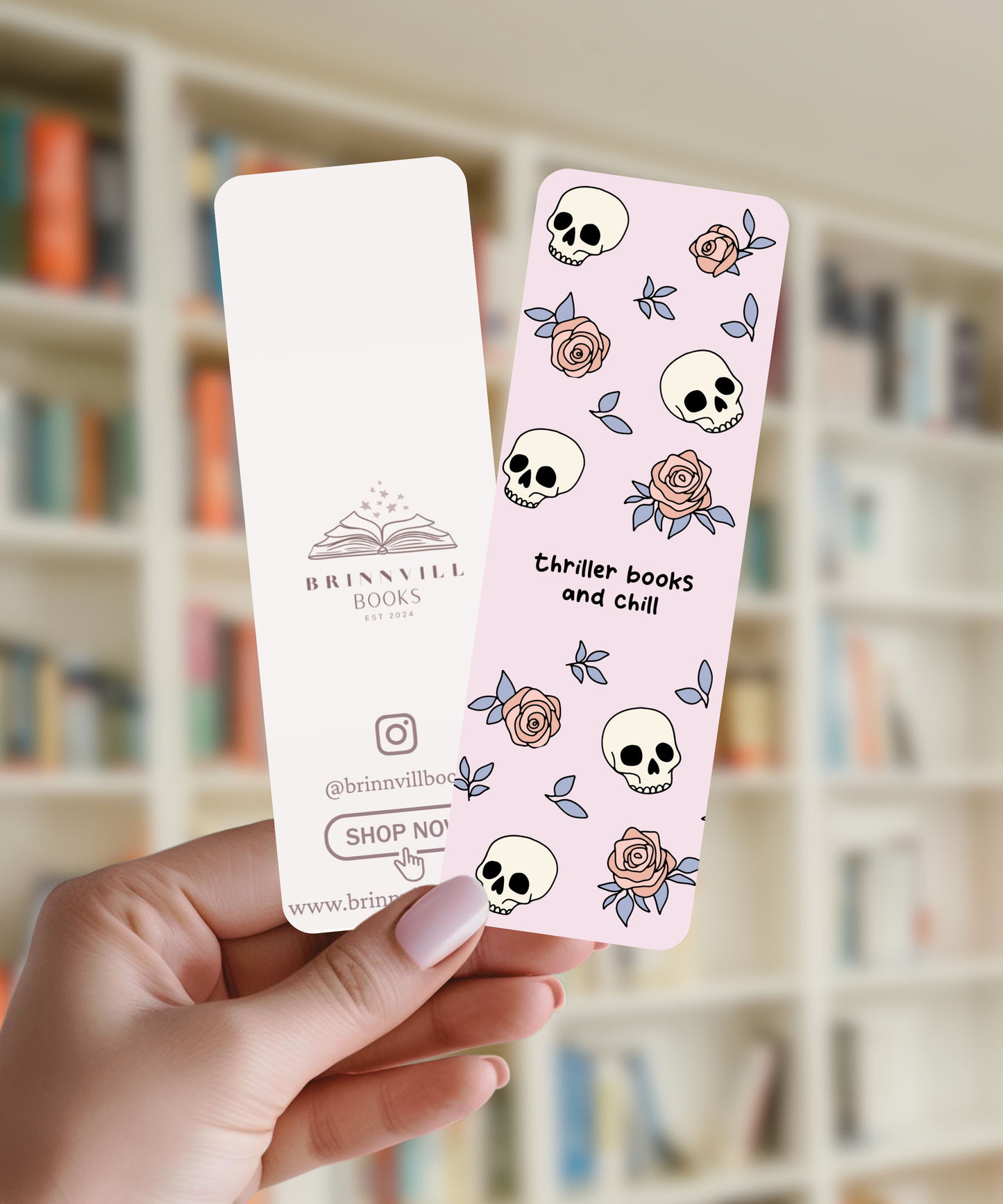 Thriller Books and Chill Bookmark