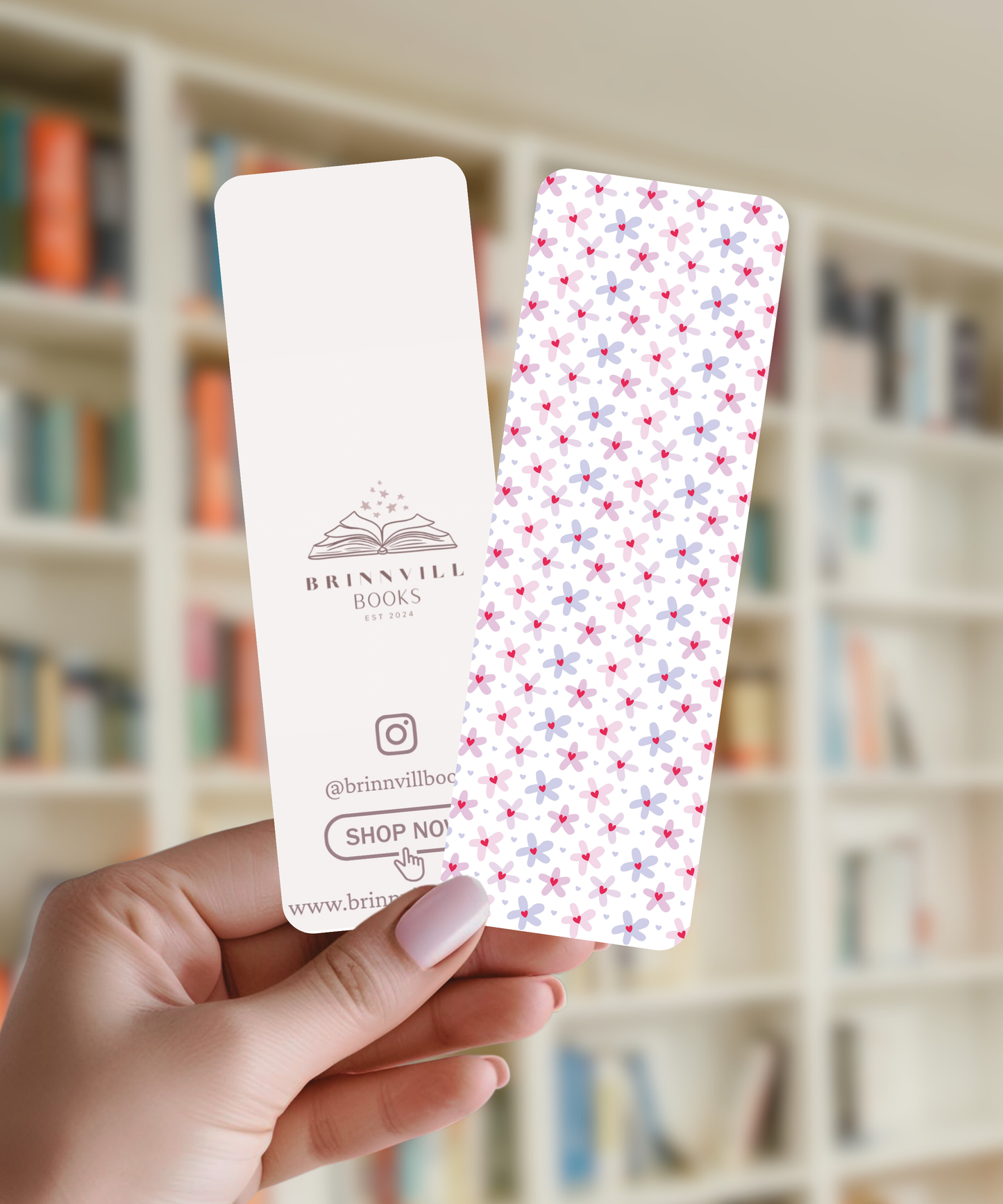 Pink Daisy Bookmark