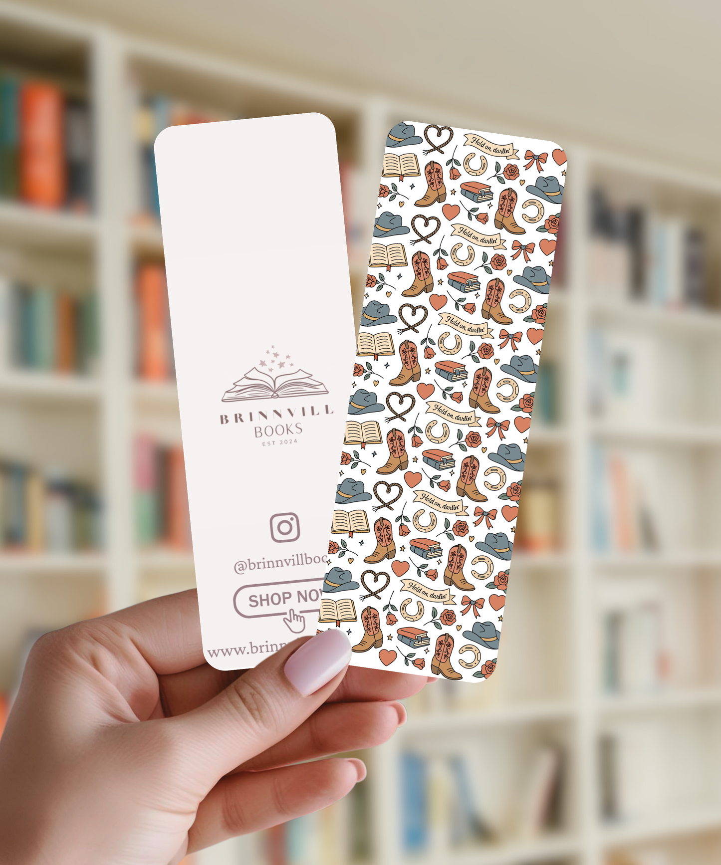 Tied up Cowboy Bookmark