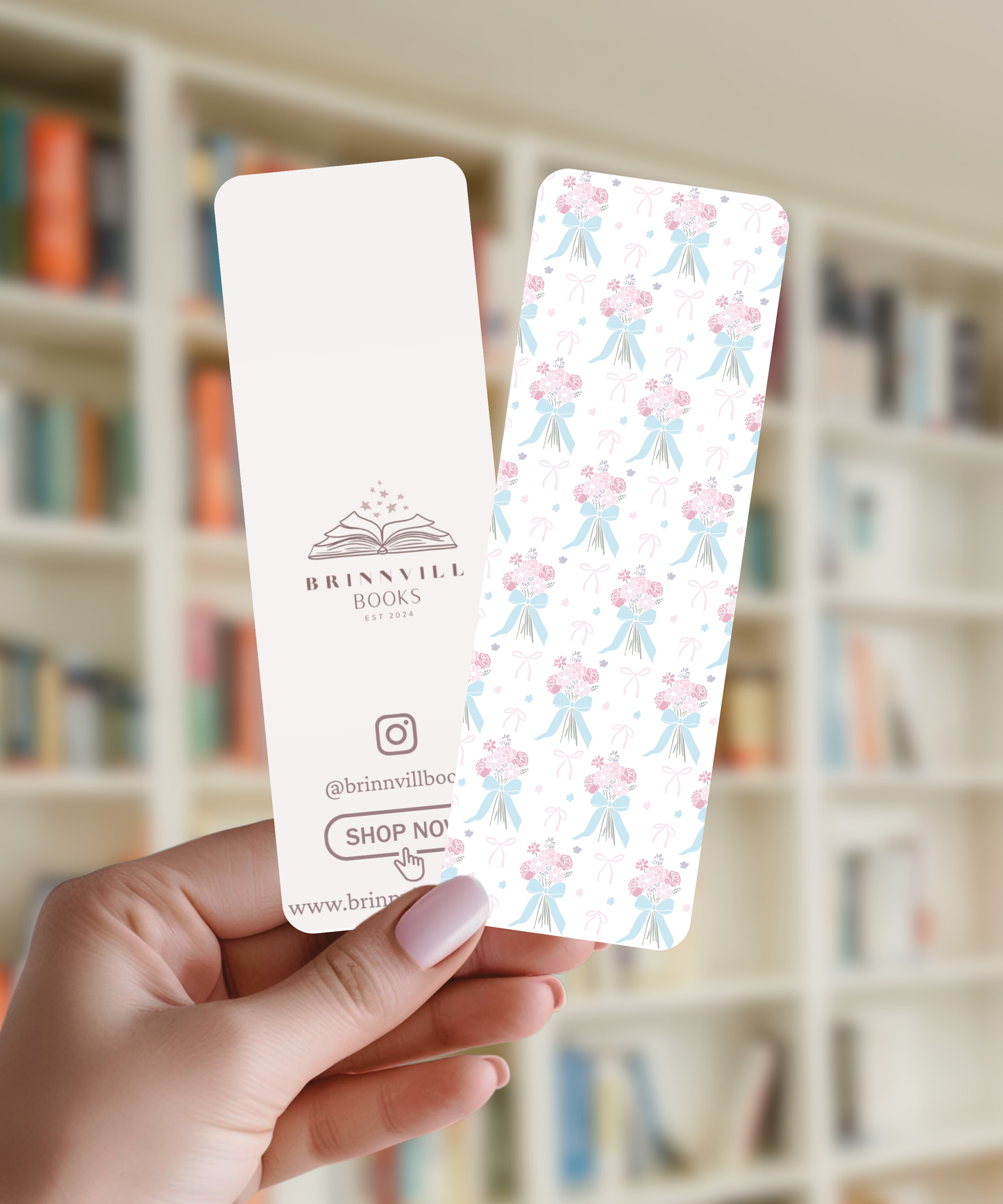 Floral Croquette Bouquet Bookmark