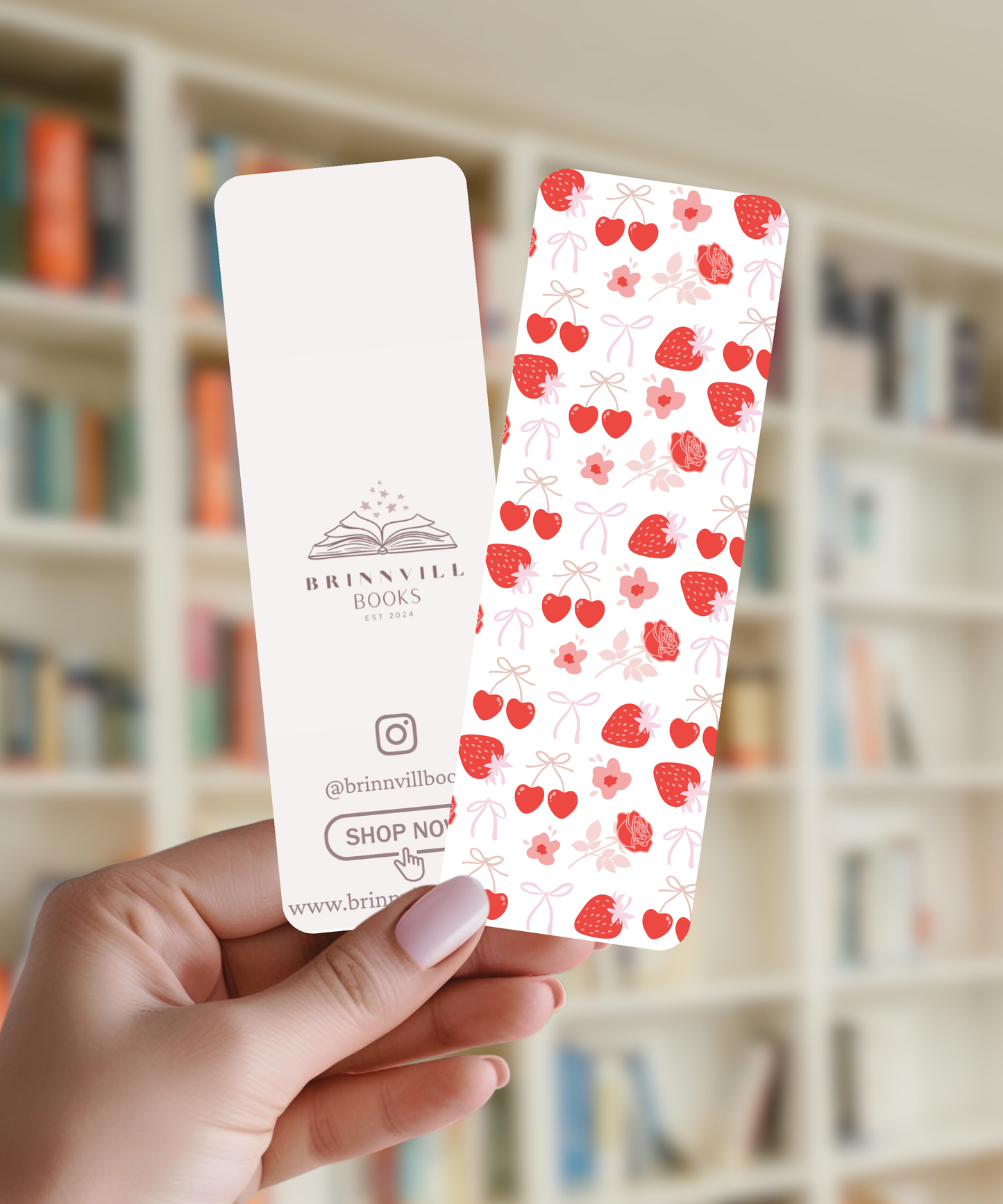 Fruity Floral Bookmark