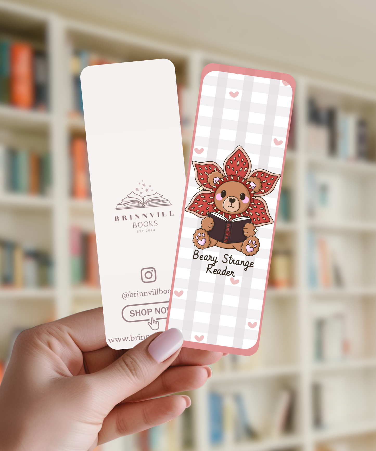 Beary Strange Border Bookmark