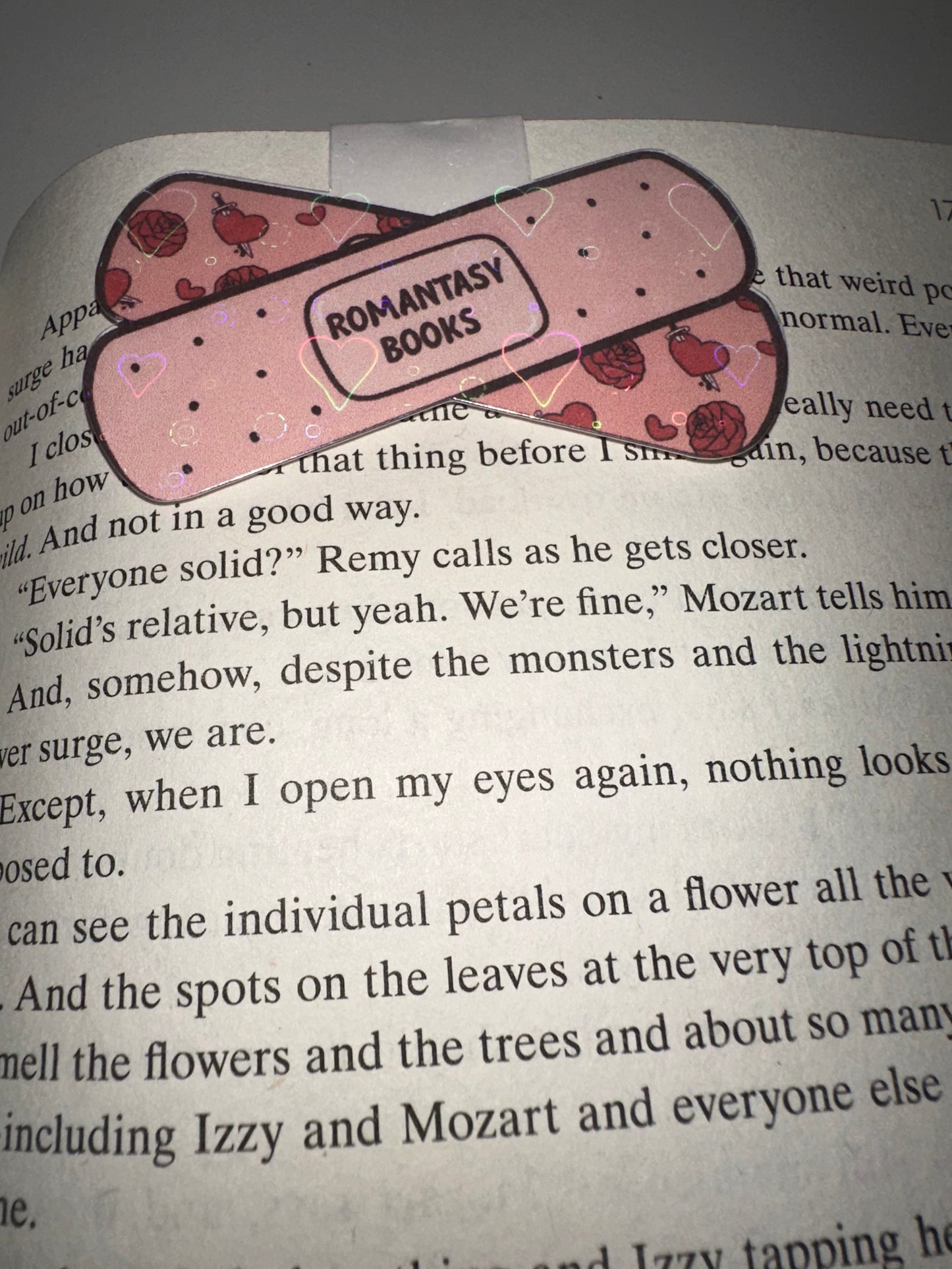 Romantasy magnetic bookmark