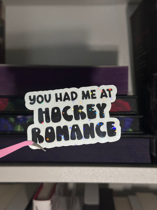Hockey romance sticker