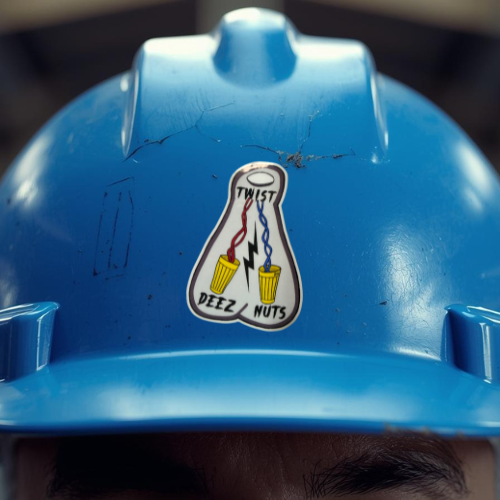 Twist deez nuts sticker