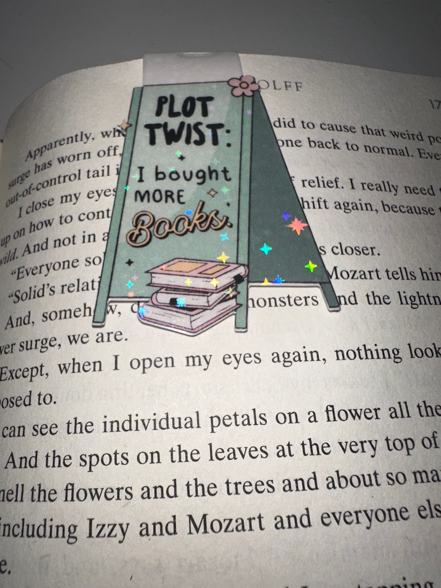 Plot twist magnetic bookmark