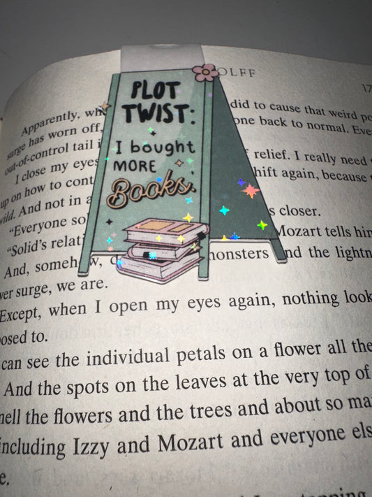 Plot twist magnetic bookmark