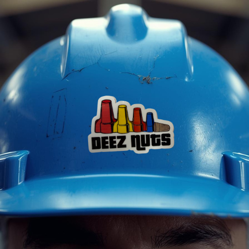 Deez nuts sticker