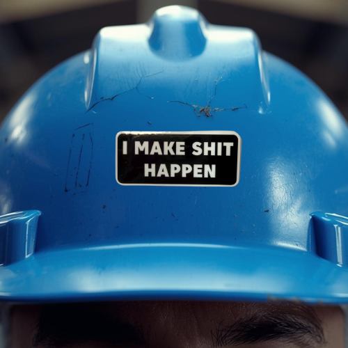 Make shit happen sticker