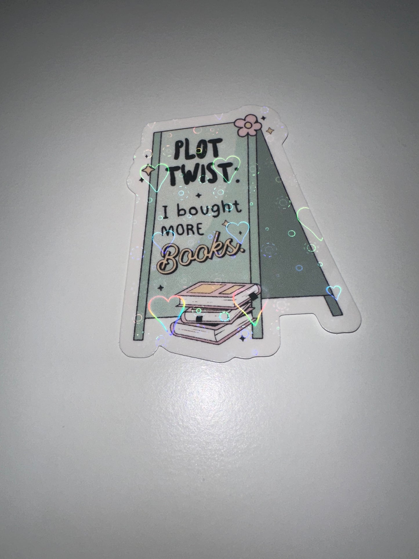 Plot twist sticker