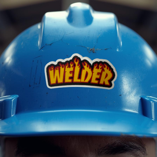 Welder sticker