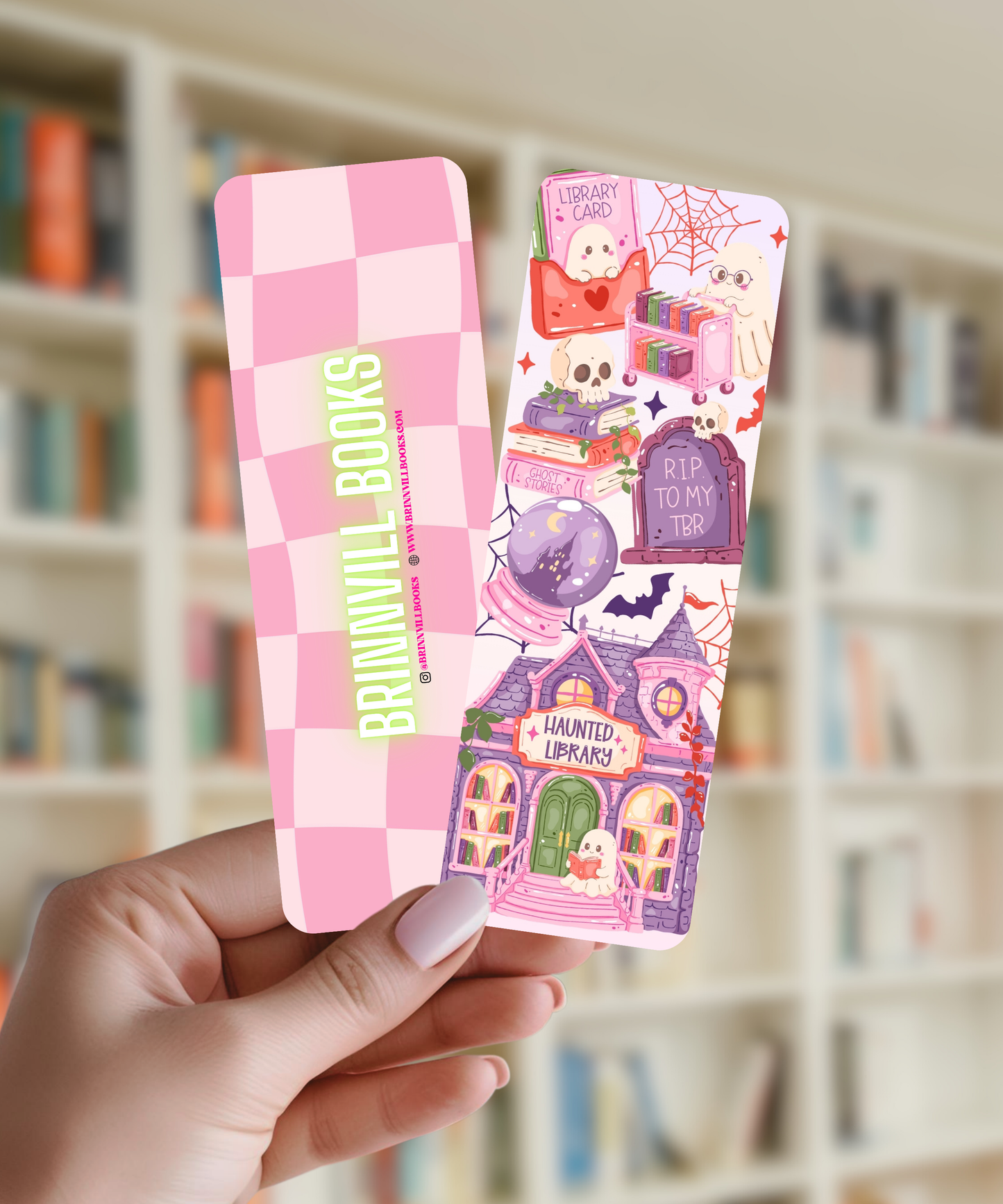 Haunted Library Bookmark