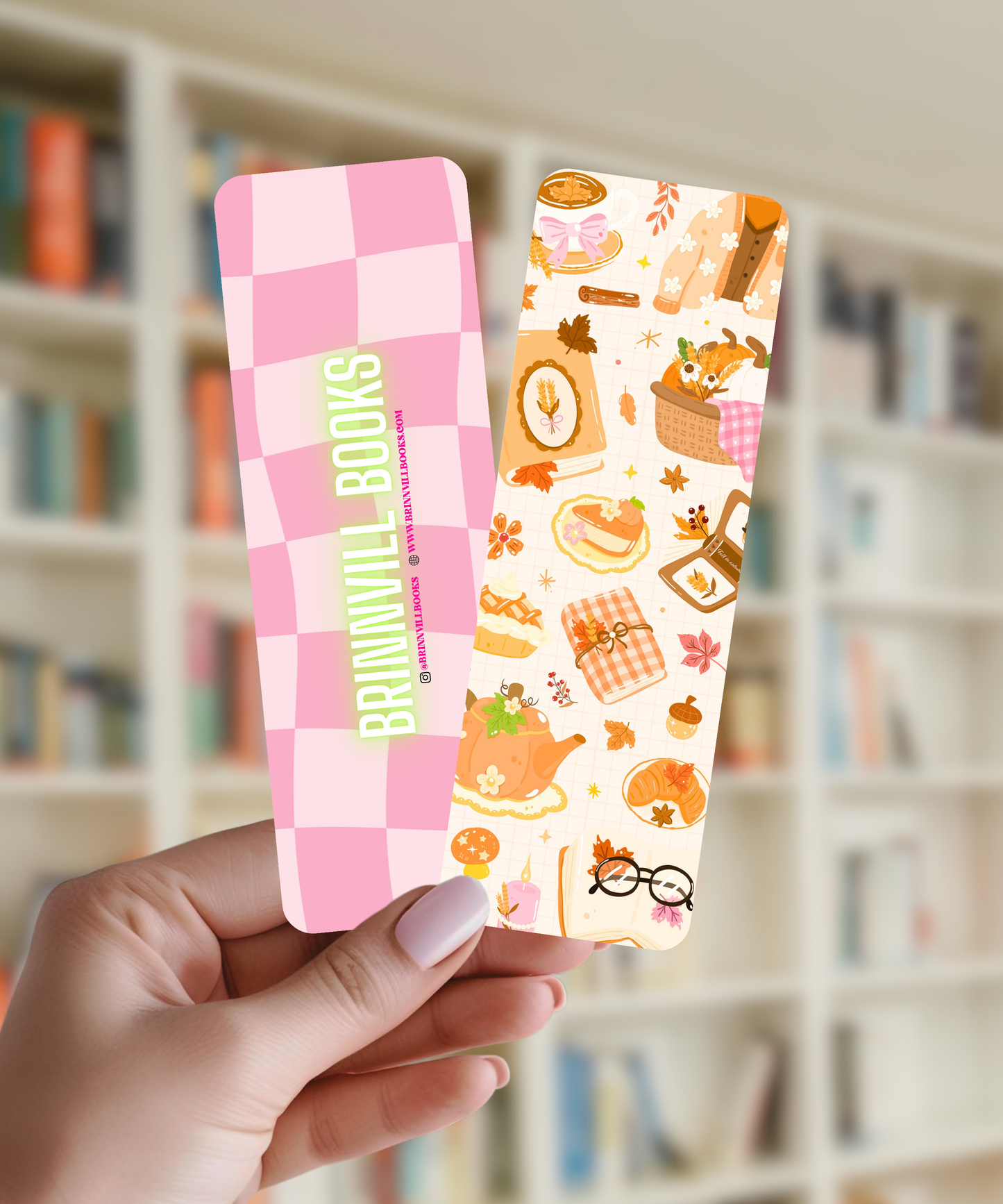 Cozy Autumnal Bookmark