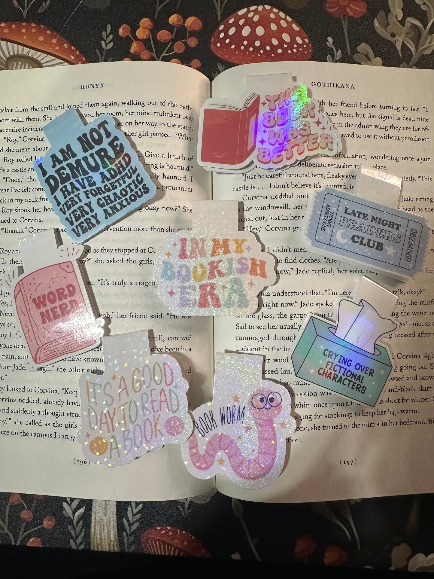 Good day magnetic bookmark