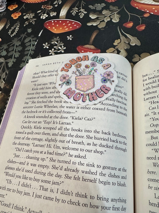 Tough mother magnetic bookmark