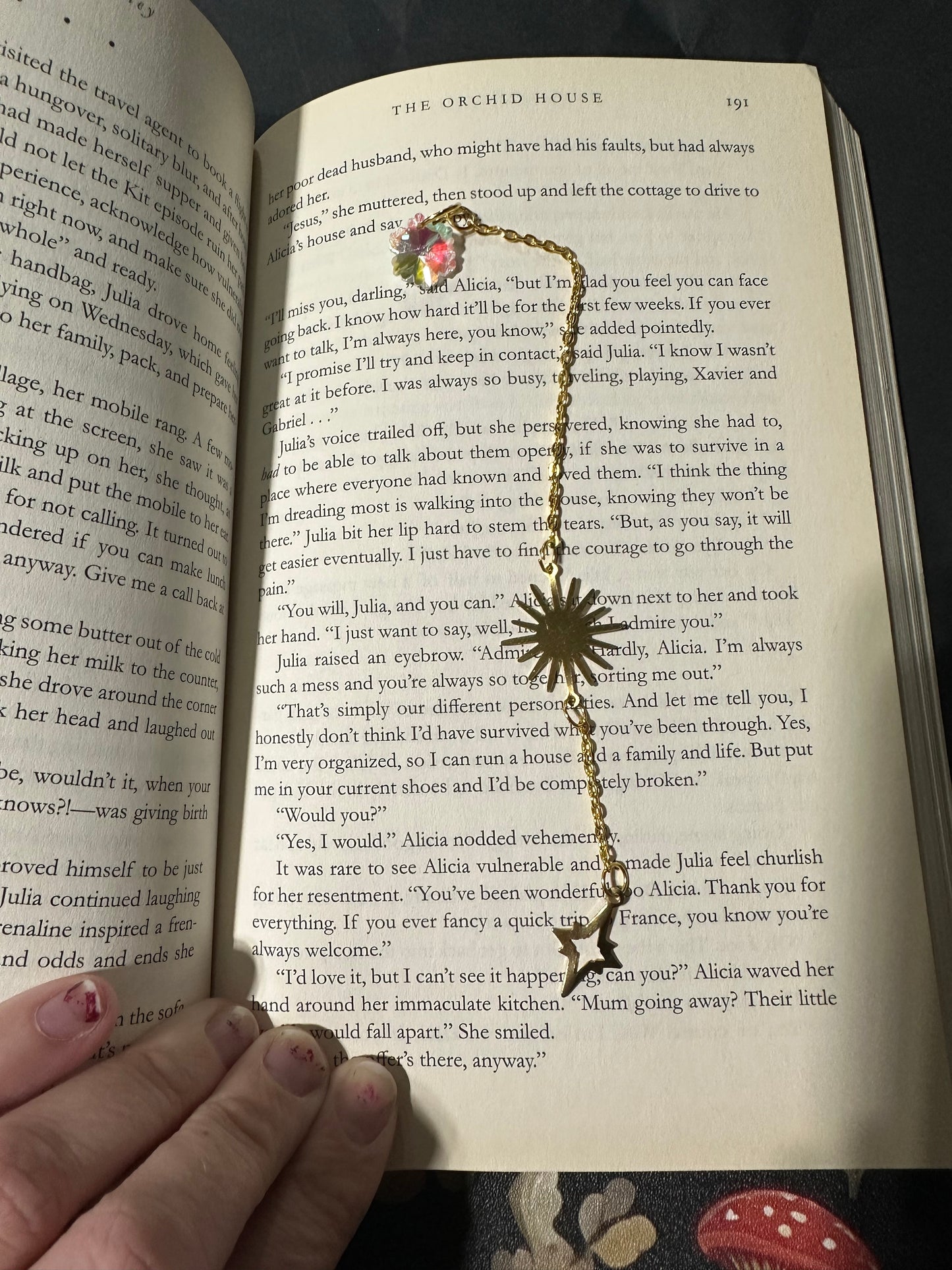 Sun dream catcher bookmark