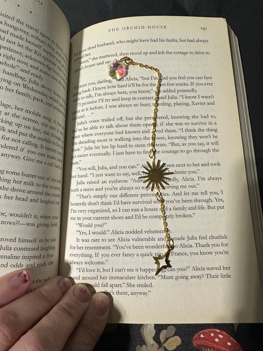 Sun dream catcher bookmark