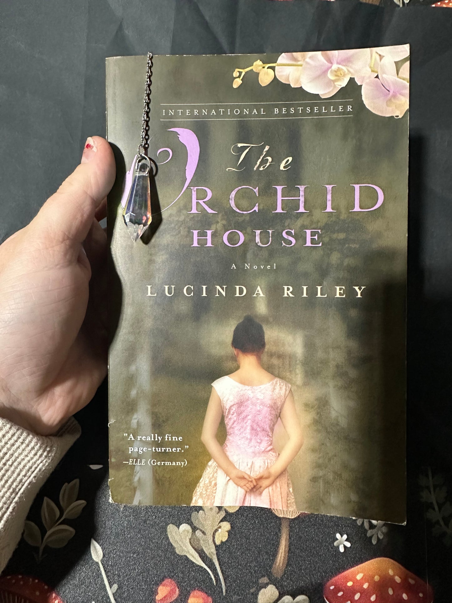 Silver moon dream catcher bookmark