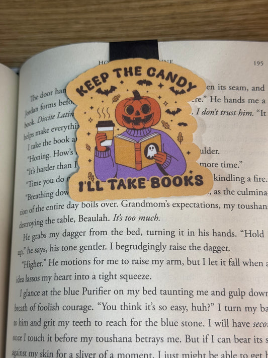I’ll take books magnetic bookmark