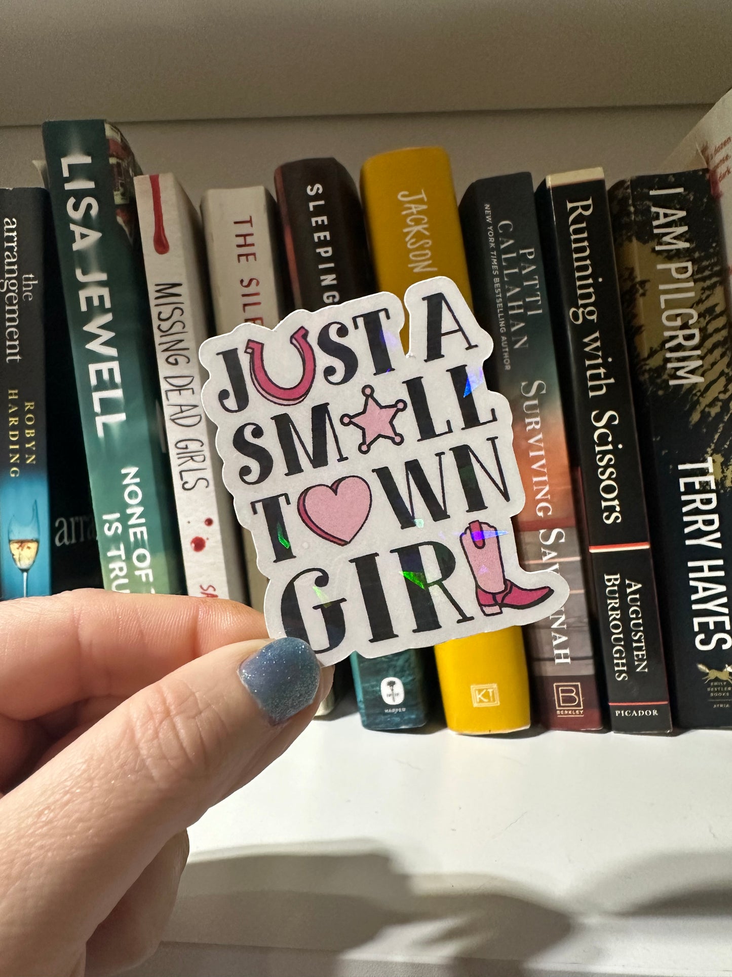 Small town girl sticker