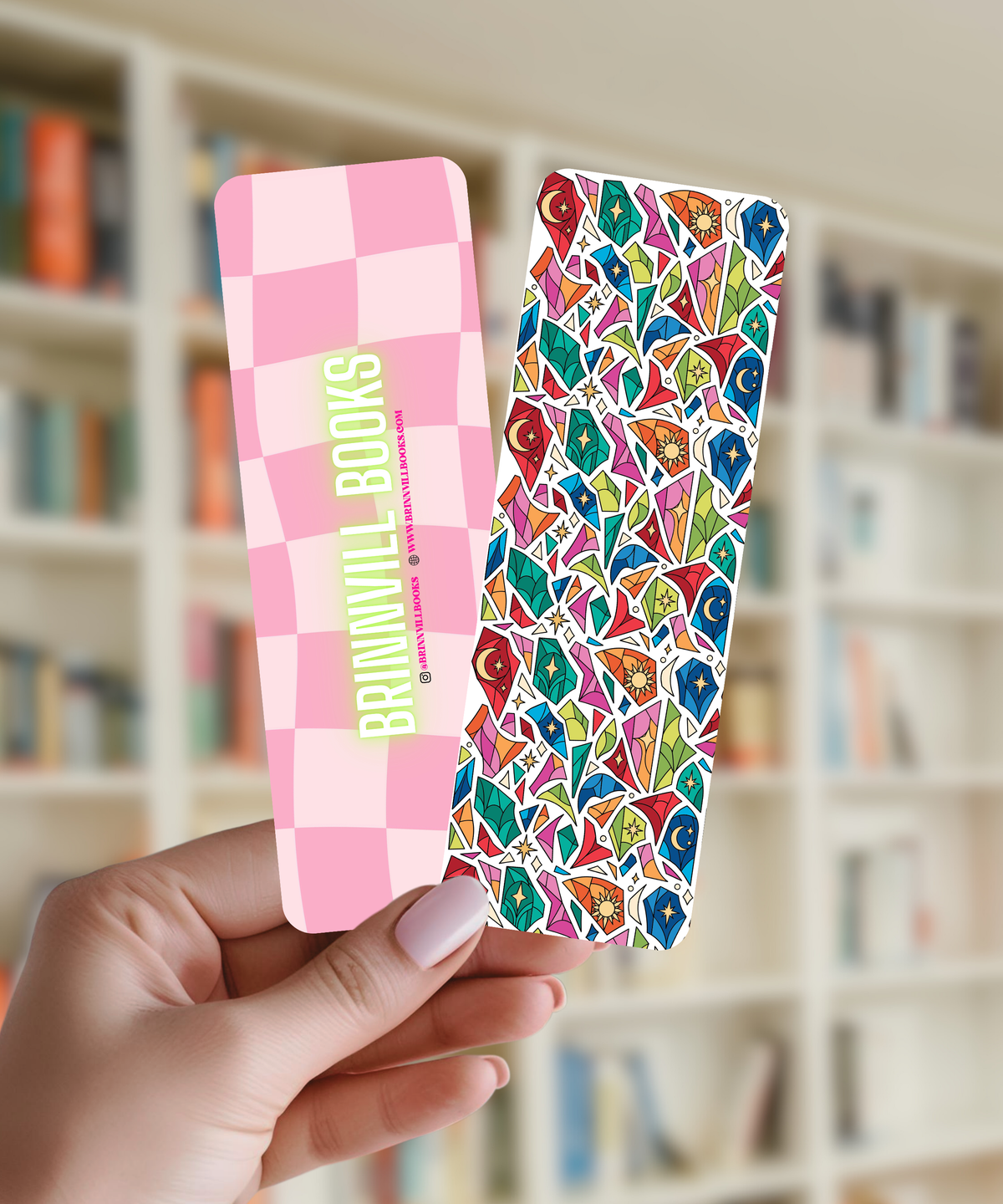 Stained Glass Courts Bookmark